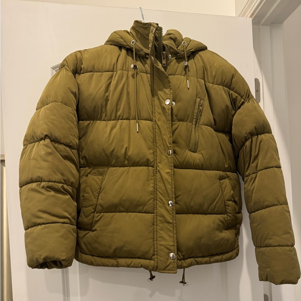 Urban Outfitters Mae Hooded Puffer Jacket